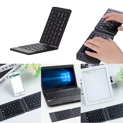 Mini Wireless Foldable Keyboard