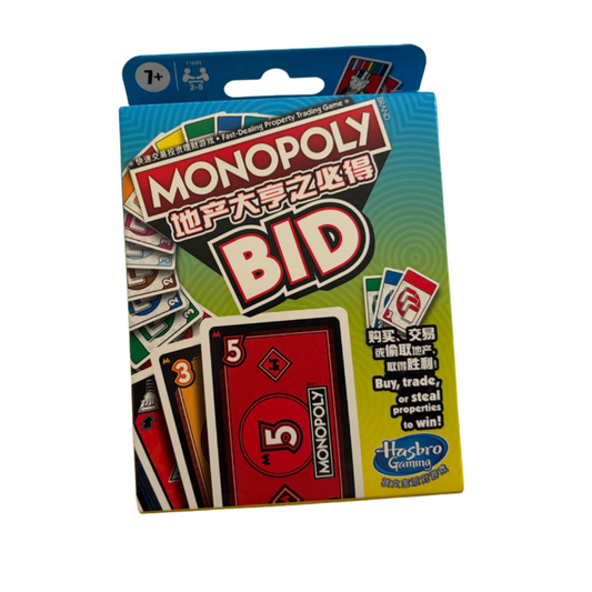 Monopoly Bid - Card Game